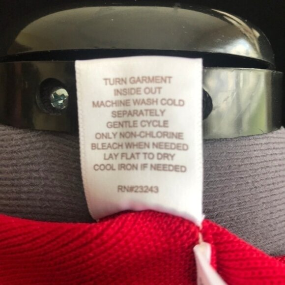 💜Eva Mendes New York & Co Red Peplum Sleeve… - Picture 4 of 5